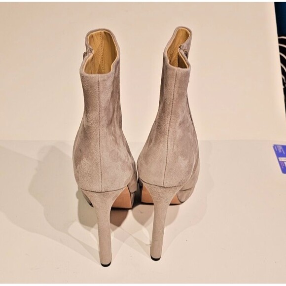 Veronica Beard Dali Women Platform Bootie Gray Suede Stiletto Heel Boots SZ 11 - Picture 9 of 14